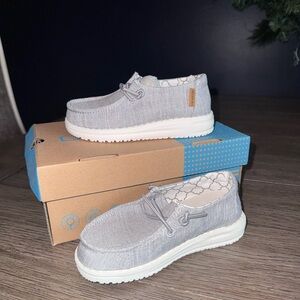 Toddler HEY DUDES- Wendy, Linen Grey